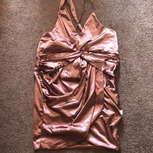 Rose gold dress